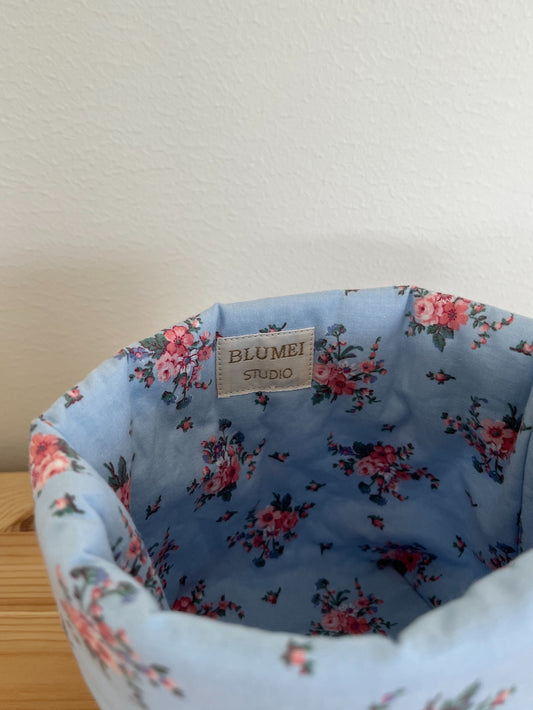 Förvaringskorg blommig