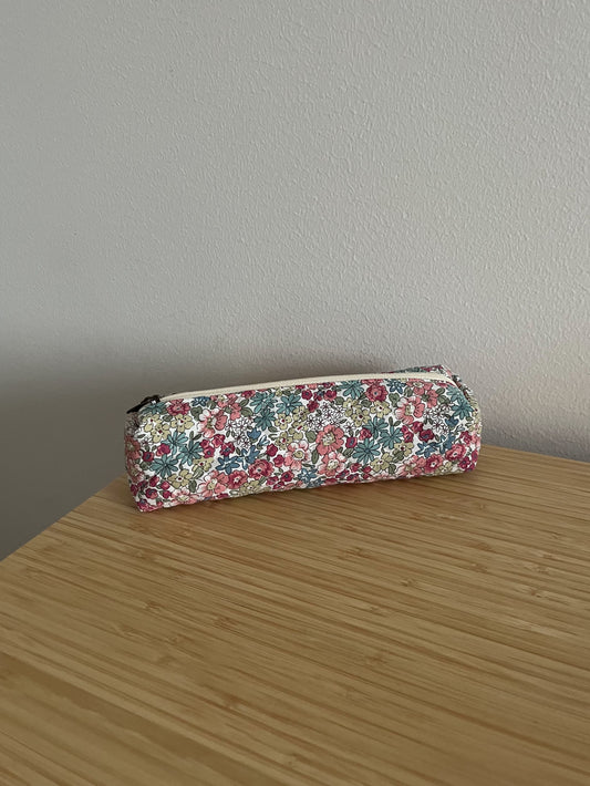 Floral pencil case