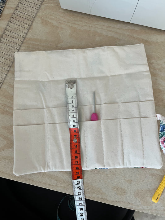 Craft case floral/striped