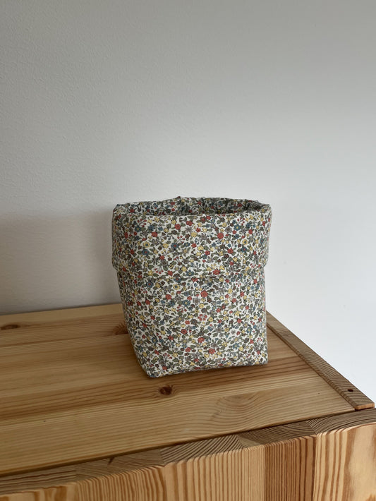 Förvaringskorg blommig